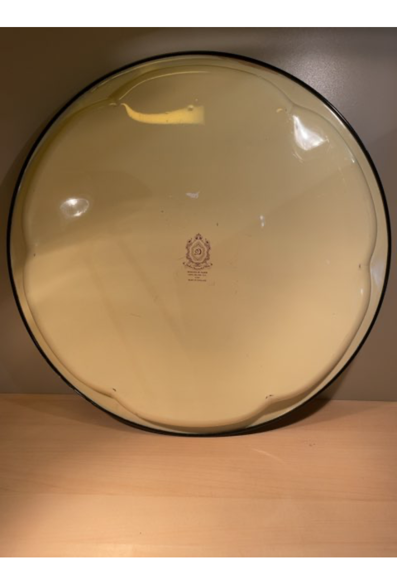Engelsk vintage metalbakke